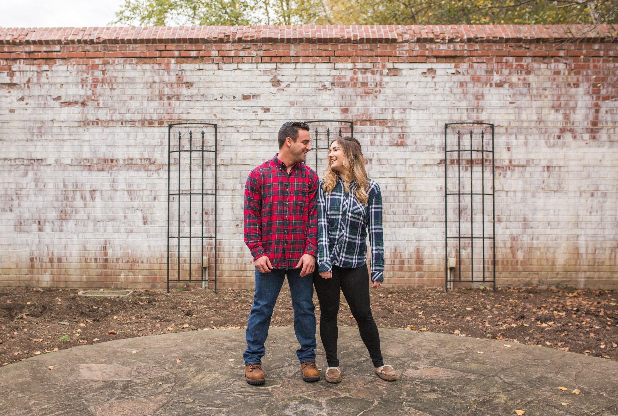 engagement session at stan hywet 