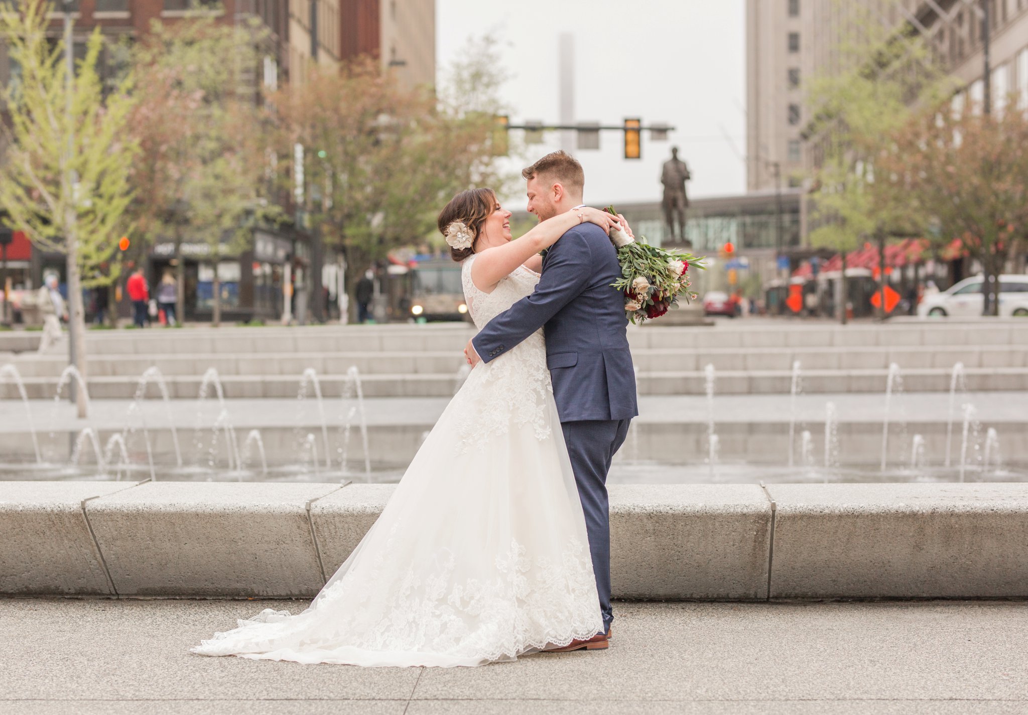 public square wedding photos 
