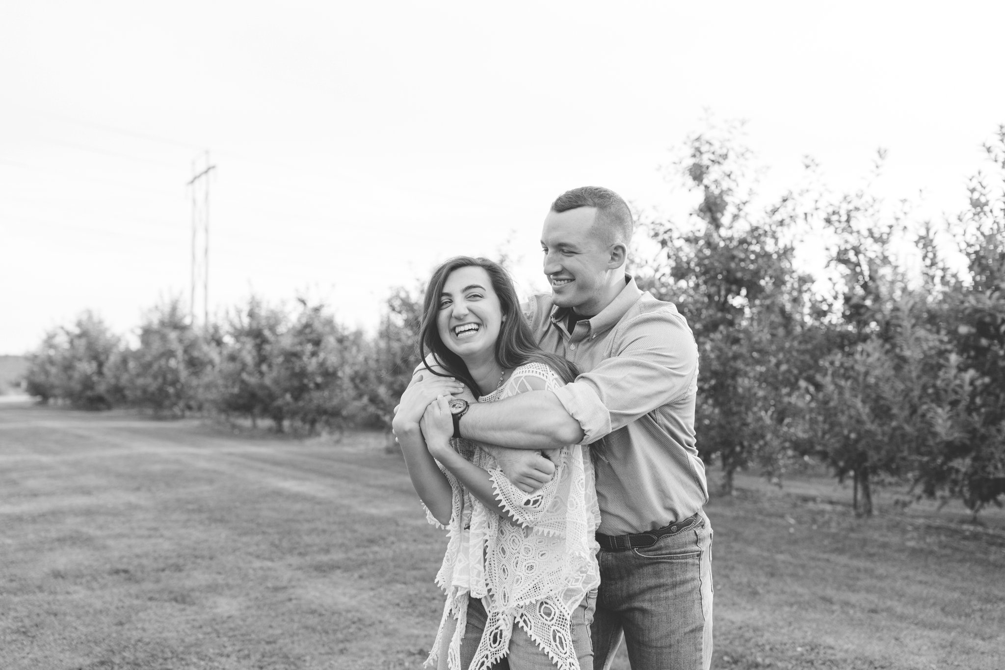 quarry hill orchard engagement session