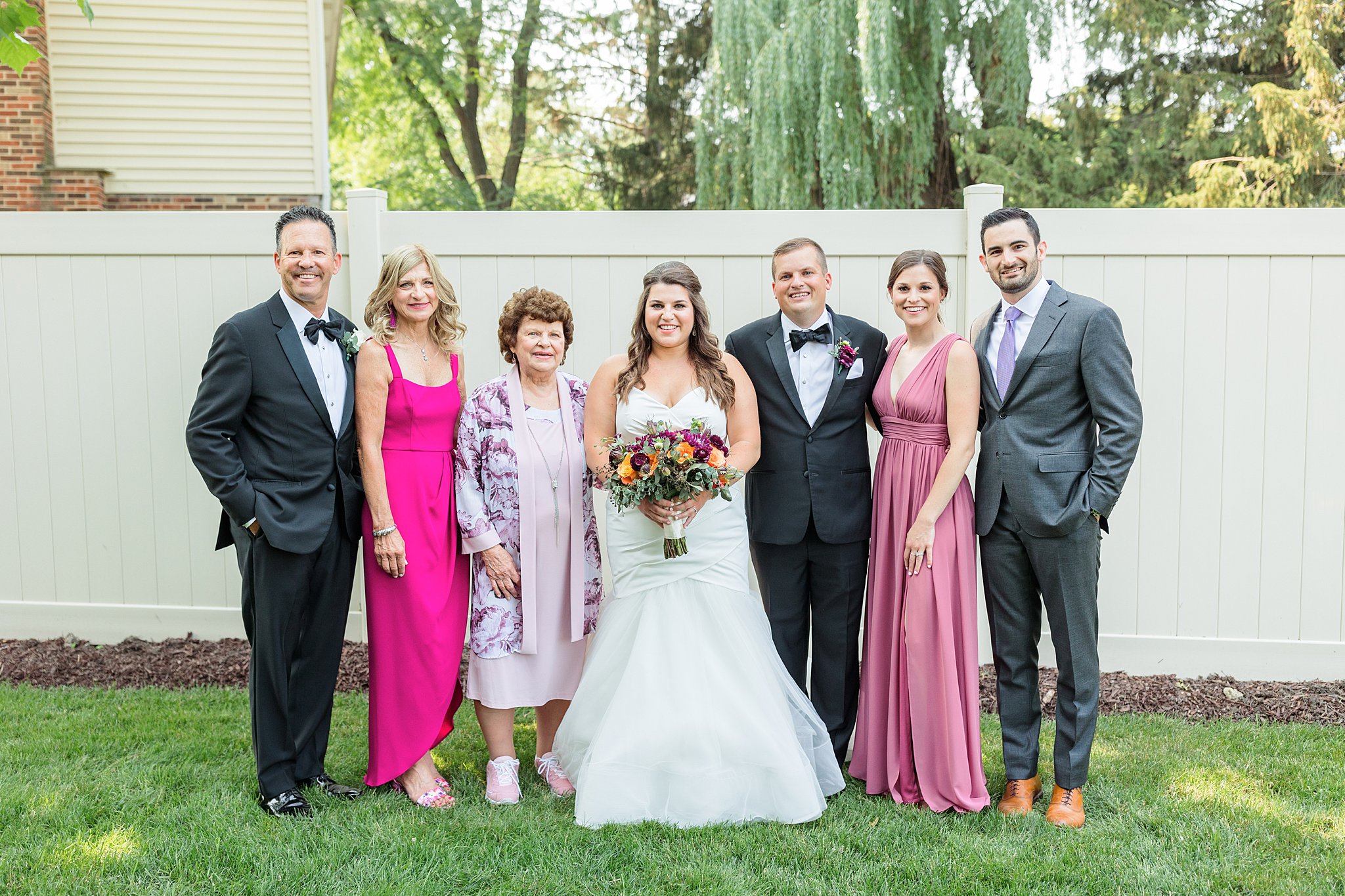 family wedding photos 